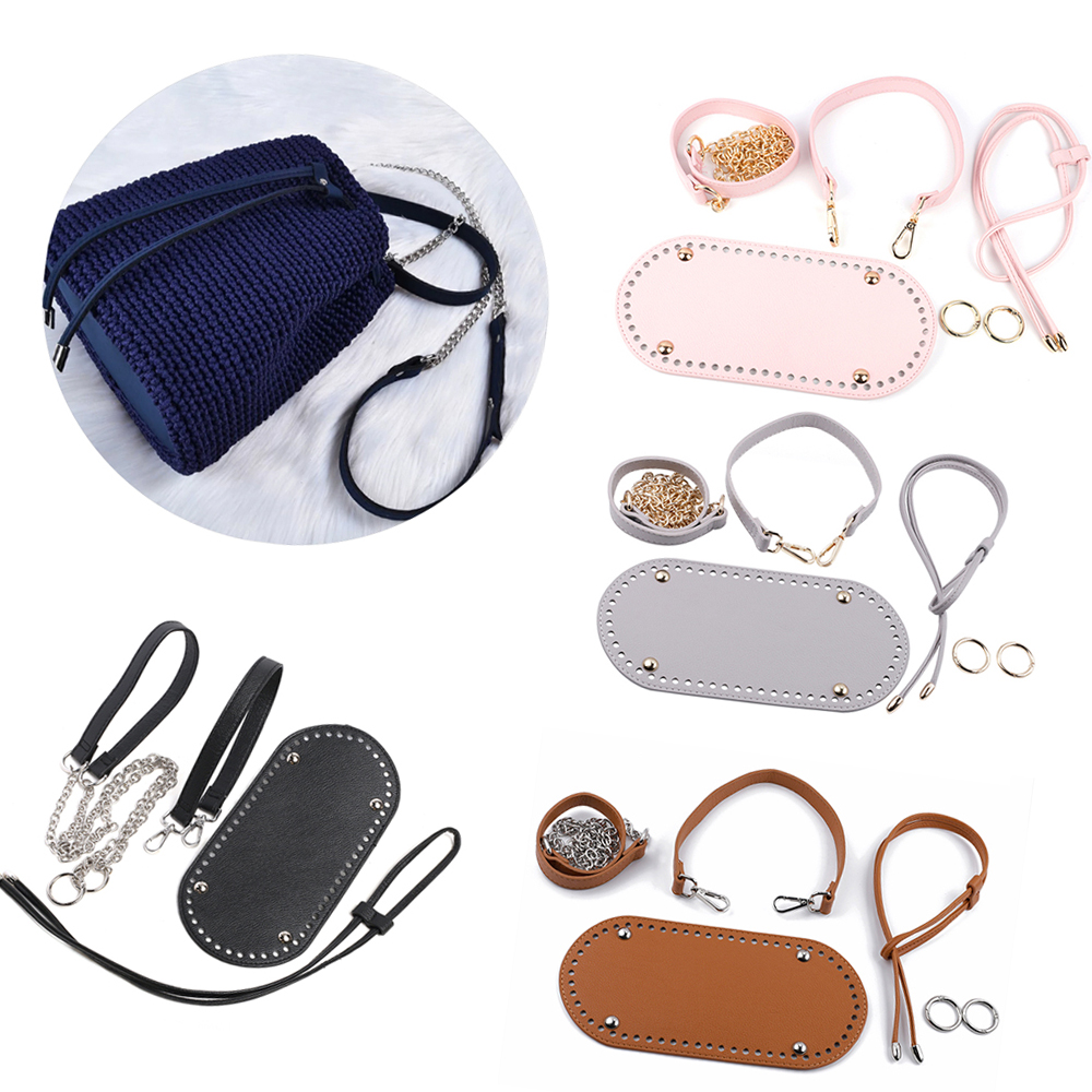 Luxury Bags With Silver Hardware - 5Pcs/Set Women Leather Bag Set Accessories