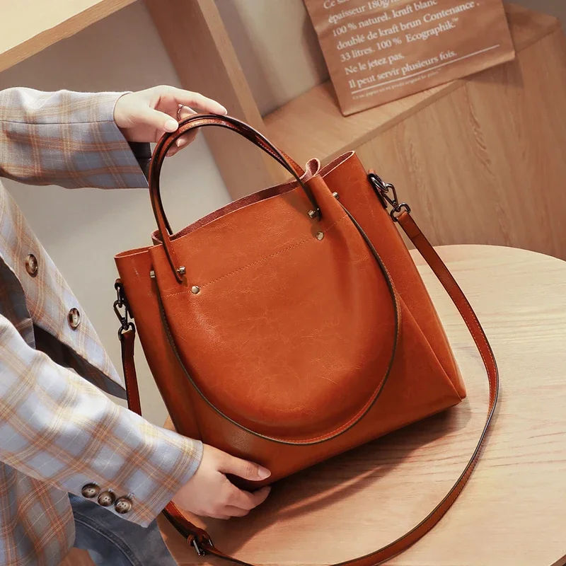 Genuine Leather Tote Bag for W - Xl Luxury Bags review and price