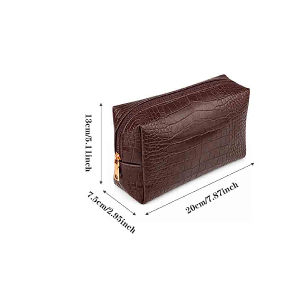 Embroidered Croc Makeup Bag Pe - Luxury Bags That Are Vegan review and price