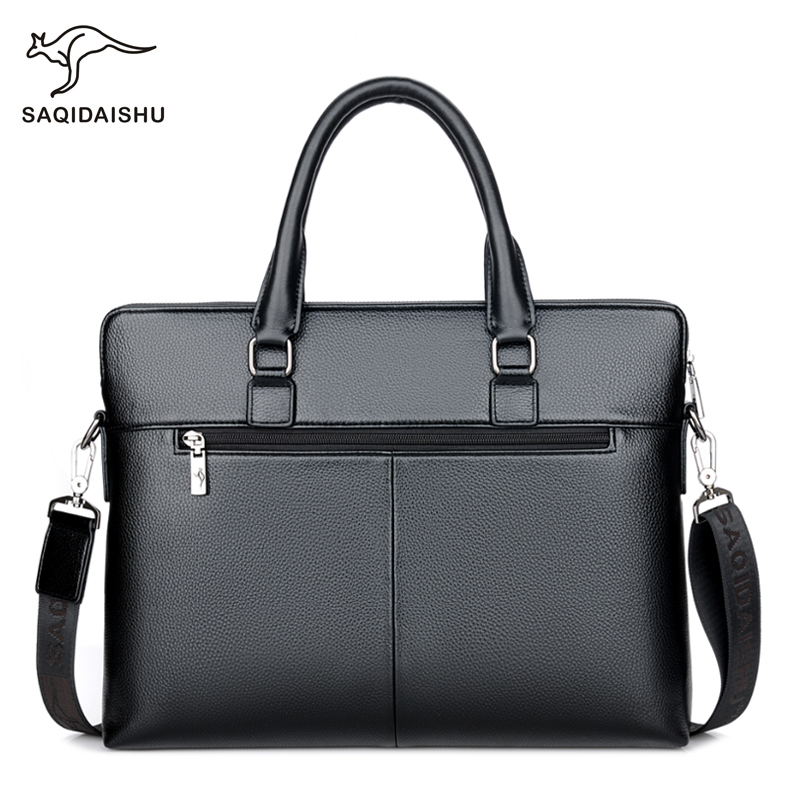 Men Leather Shoulder Bag Busin - Luxury Bags For Men Brands review and price