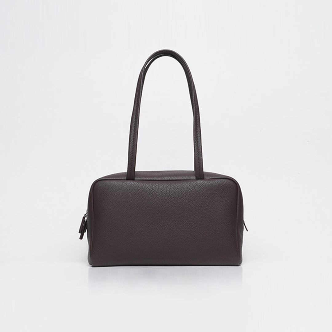 Mendy Genuine Leather Boston B - Luxury Bags With Silver Hardware review and price
