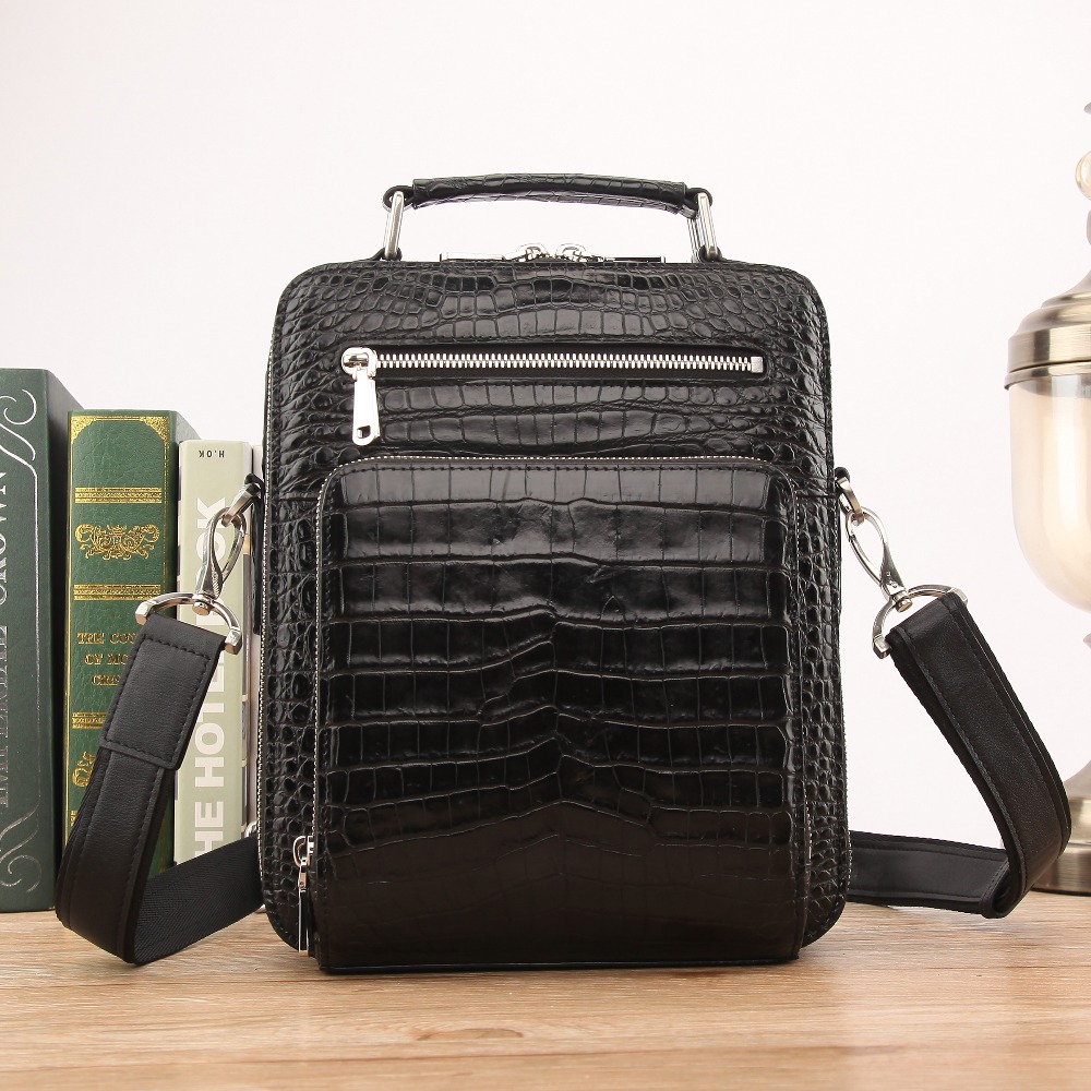 Hot luxury quality Men's Genui - Luxury Bags With Silver Hardware review and price