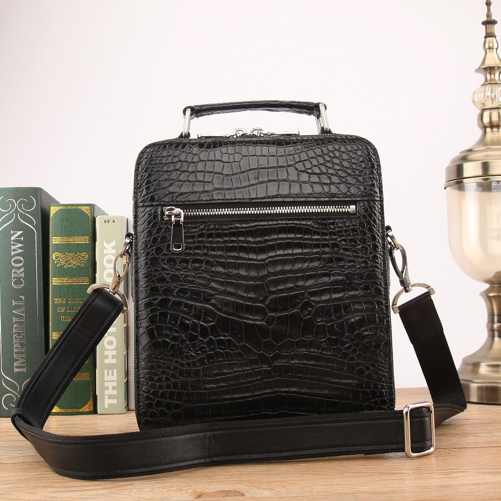Hot luxury quality Men's Genui - Luxury Bags With Silver Hardware review and price