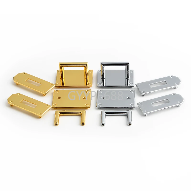 1/5Sets Gold,Silver Metal Rect - Luxury Bags With Silver Hardware review and price