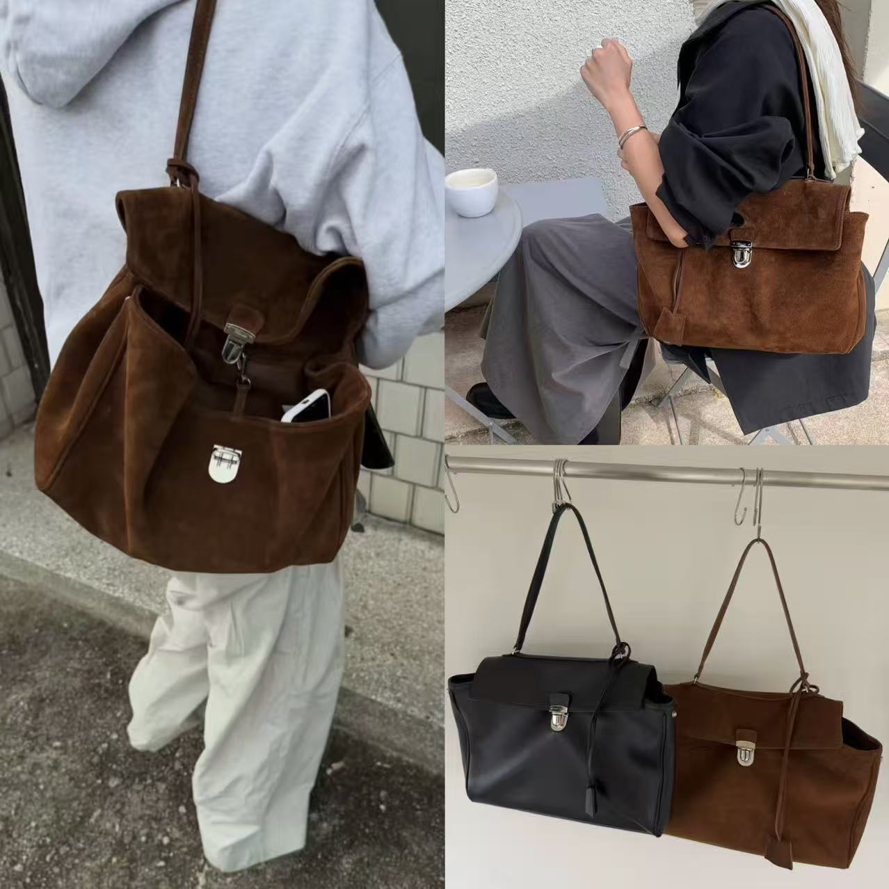 Luxury Brand Genuine Leather W - Luxury Bags With Silver Hardware review and price