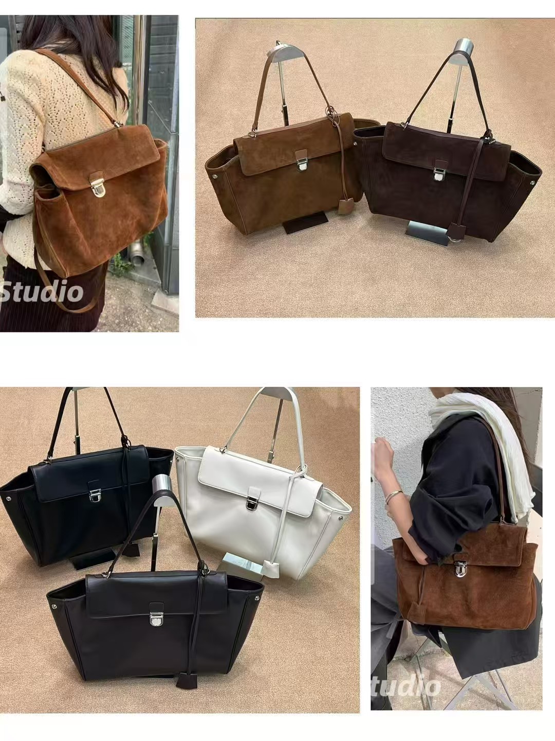Luxury Brand Genuine Leather W - Luxury Bags With Silver Hardware review and price