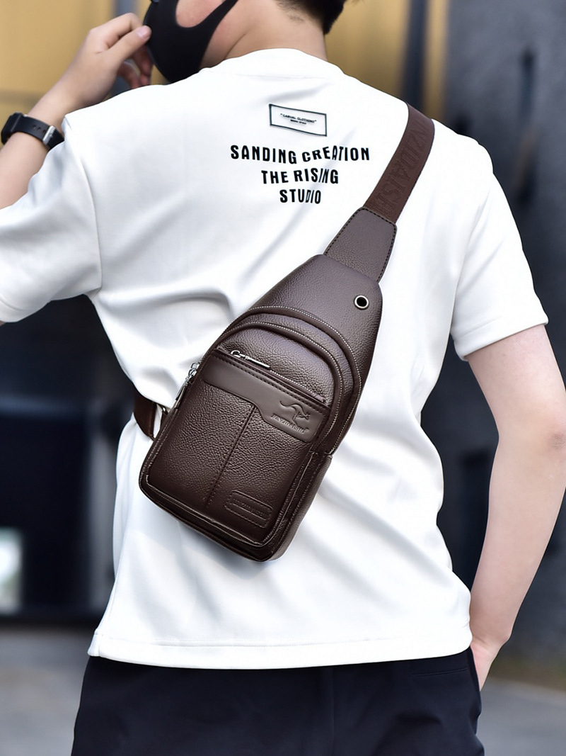 Luxury Brand Chest Pack Leathe - Luxury Bags For Men Brands review and price