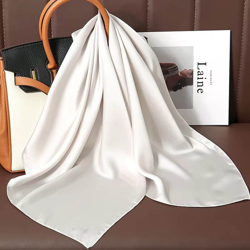 Luxury Solid Color Silk Square - Luxury Bags Online review and price