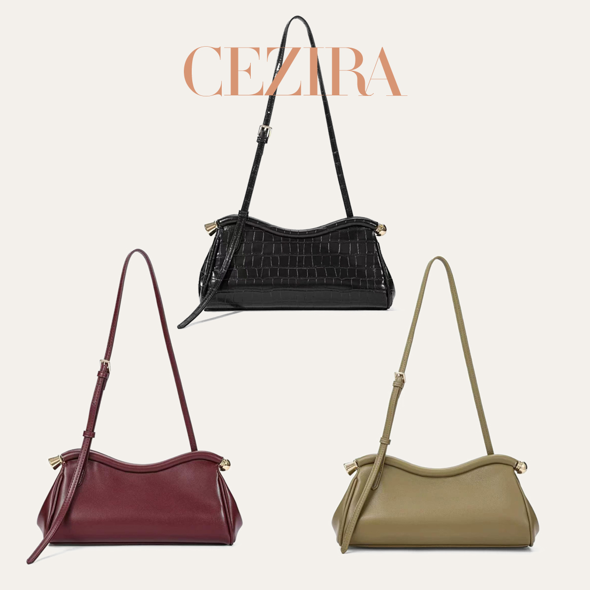 CR Luxury Crocodile Texture Sh - Luxury Bags That Are Vegan review and price
