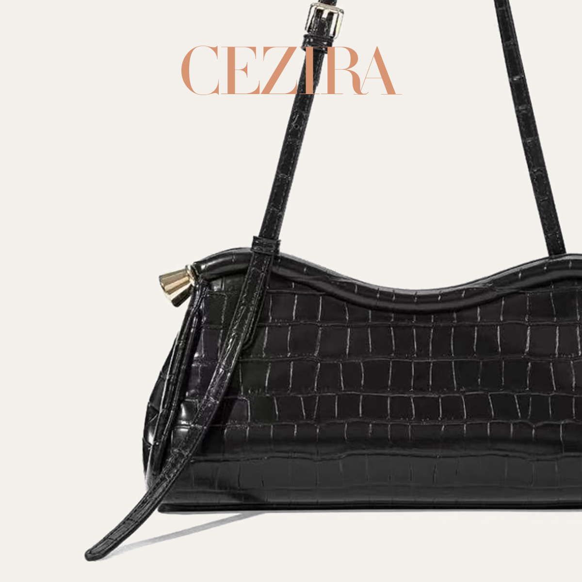CR Luxury Crocodile Texture Sh - Luxury Bags That Are Vegan review and price
