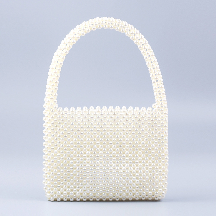 Vintage Beading Tote Bag Women - Luxury Bags White review and price