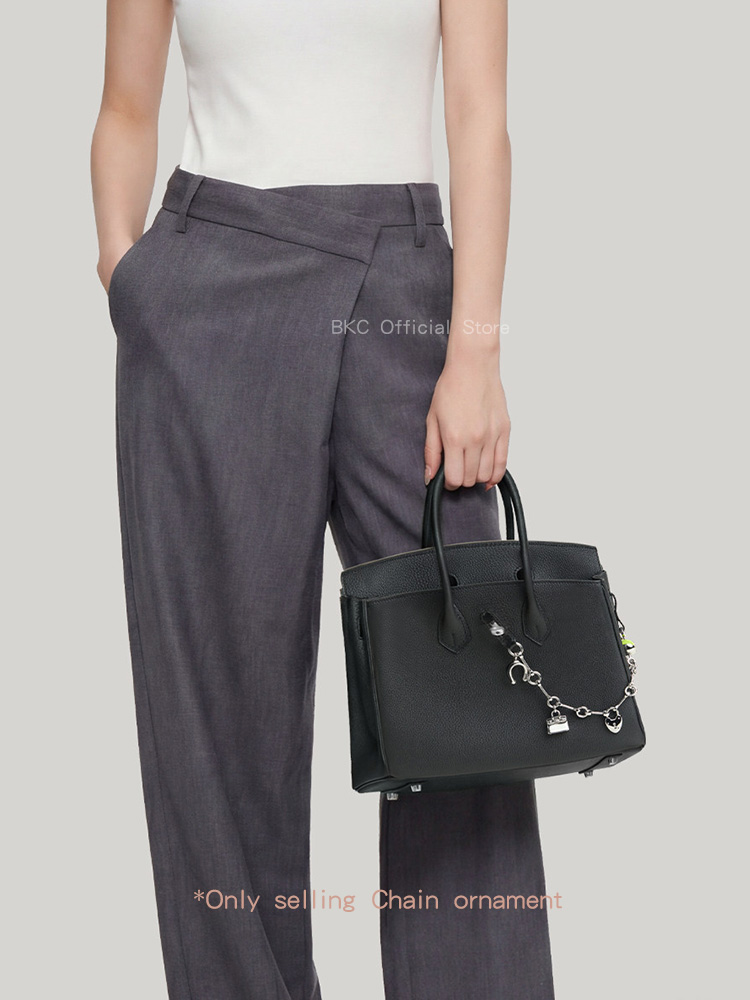 Luxury Metal Spliced Calfskin  - Luxury Bags With Silver Hardware review and price