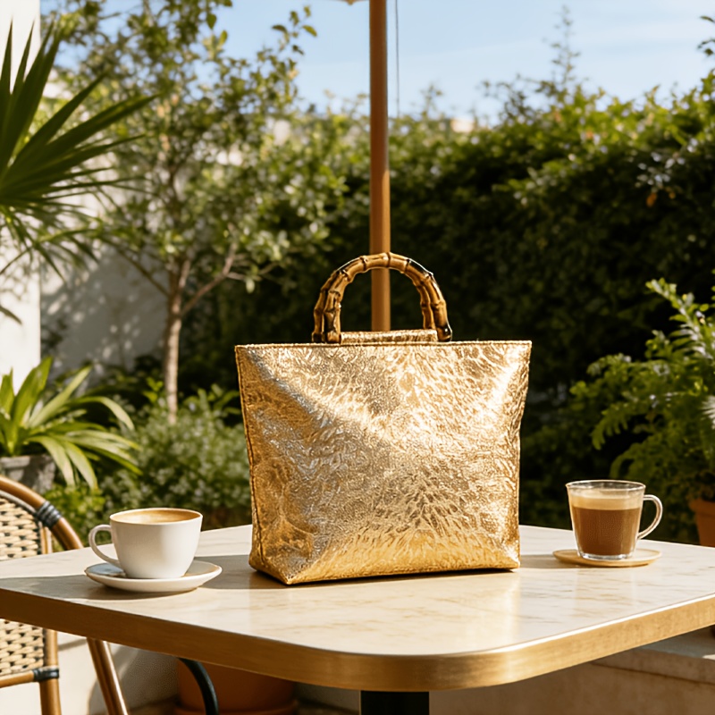 Light luxury metallic gold jac - Xl Luxury Bags review and price