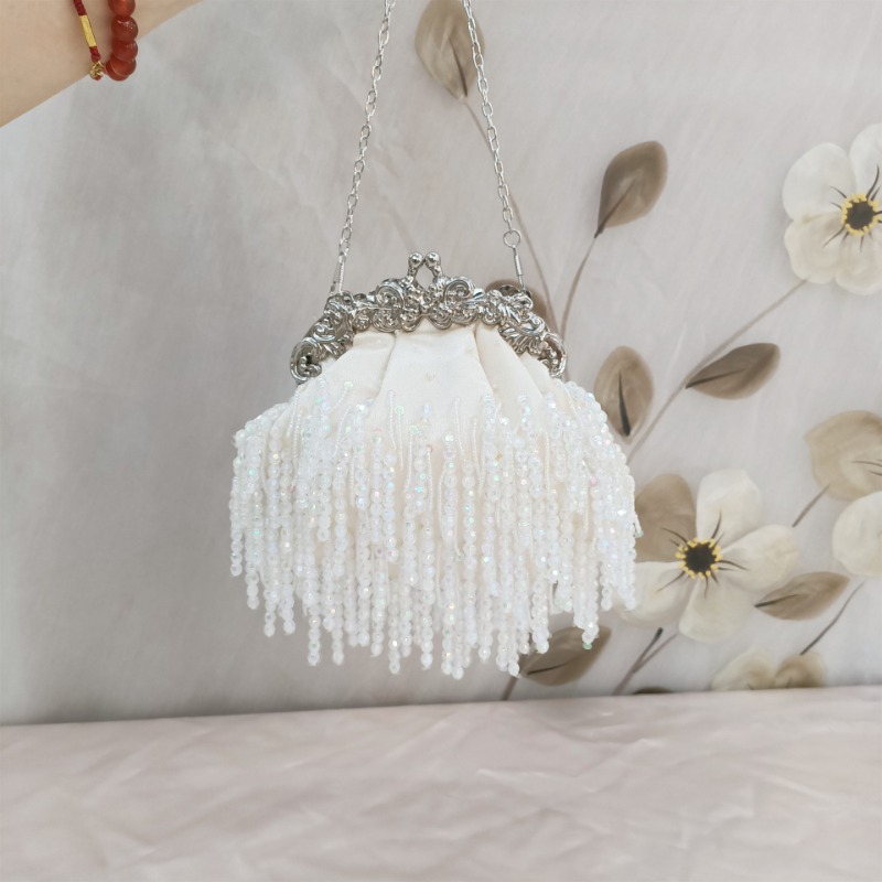 Elegant Bride Bags Vintage Tas - Luxury Bags White review and price