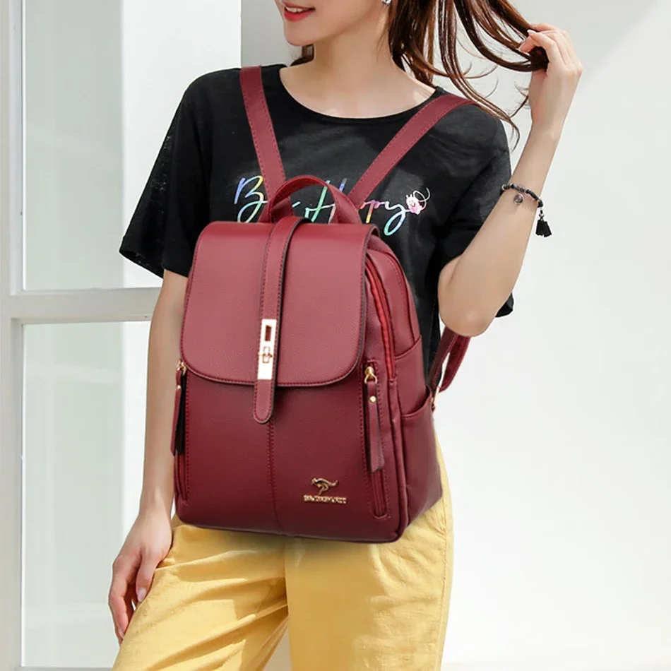 Women Leather Large Capacity B - Luxury Bags Girls review and price