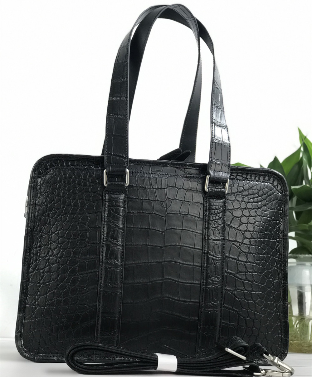 New Crocodile Leather Laptop B - Luxury Bags For Men Brands review and price