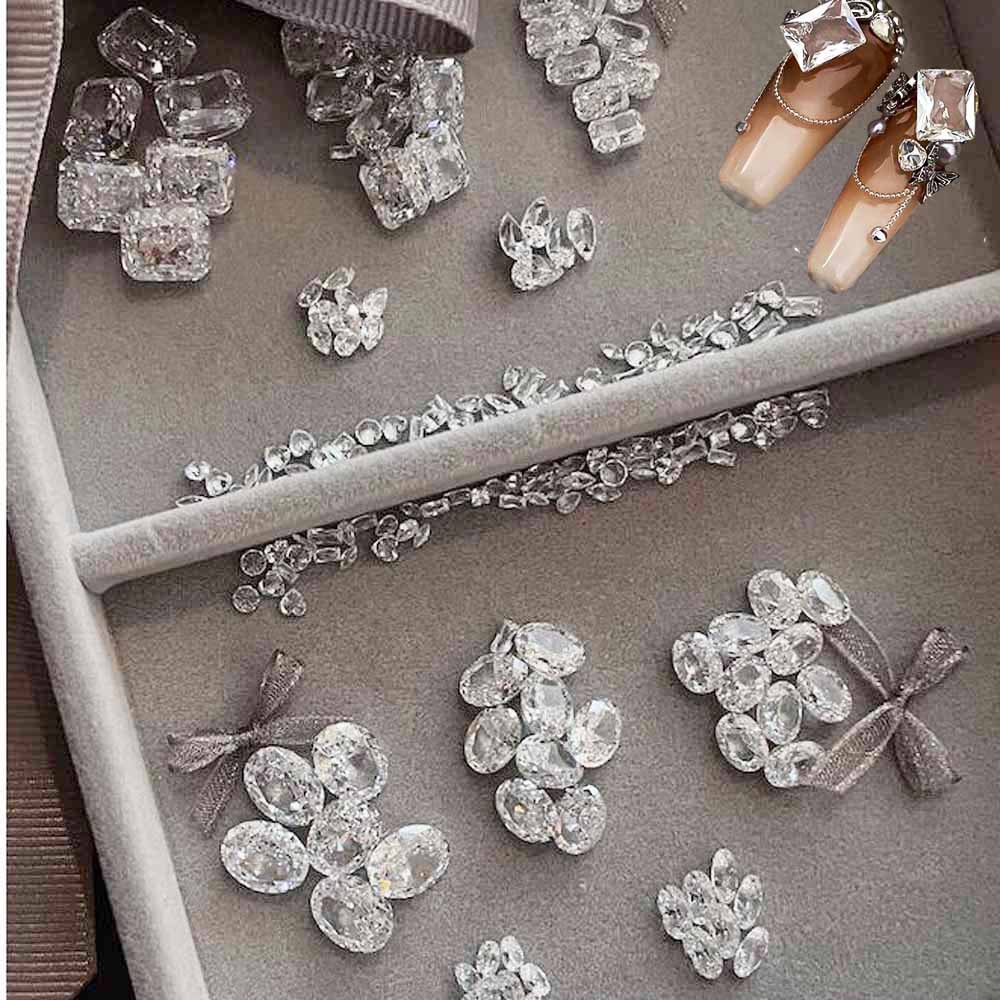 10pcs Clear Round & Square & W - Luxury Bags White review and price