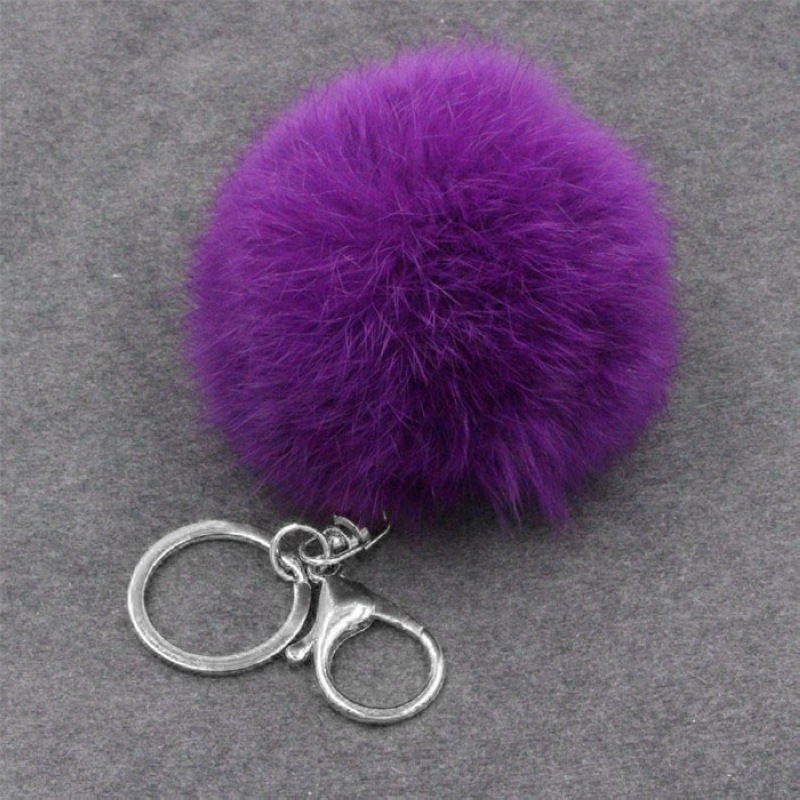 Cute Fluffy Real Rabbit Fur Ba - Luxury Bags White review and price