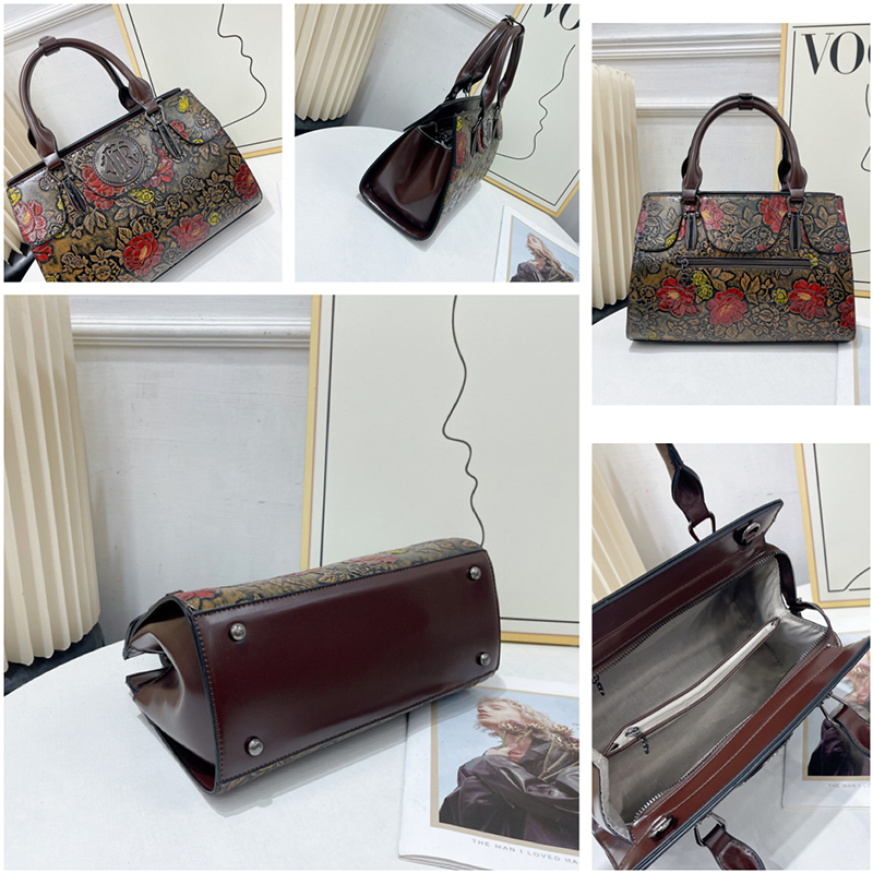 Vintage Floral Embossed Tote B - Luxury Bags That Are Vegan review and price
