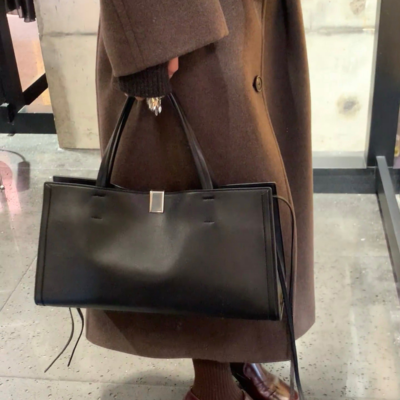 2026 Luxury Cowhide Leather Wo - Luxury Bags With Silver Hardware review and price
