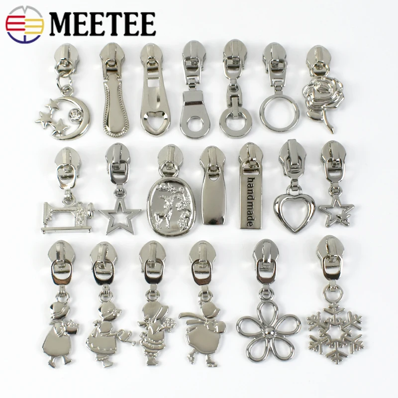 Metal Zipper Slider 5# 5-20Pcs - Luxury Bags With Silver Hardware review and price