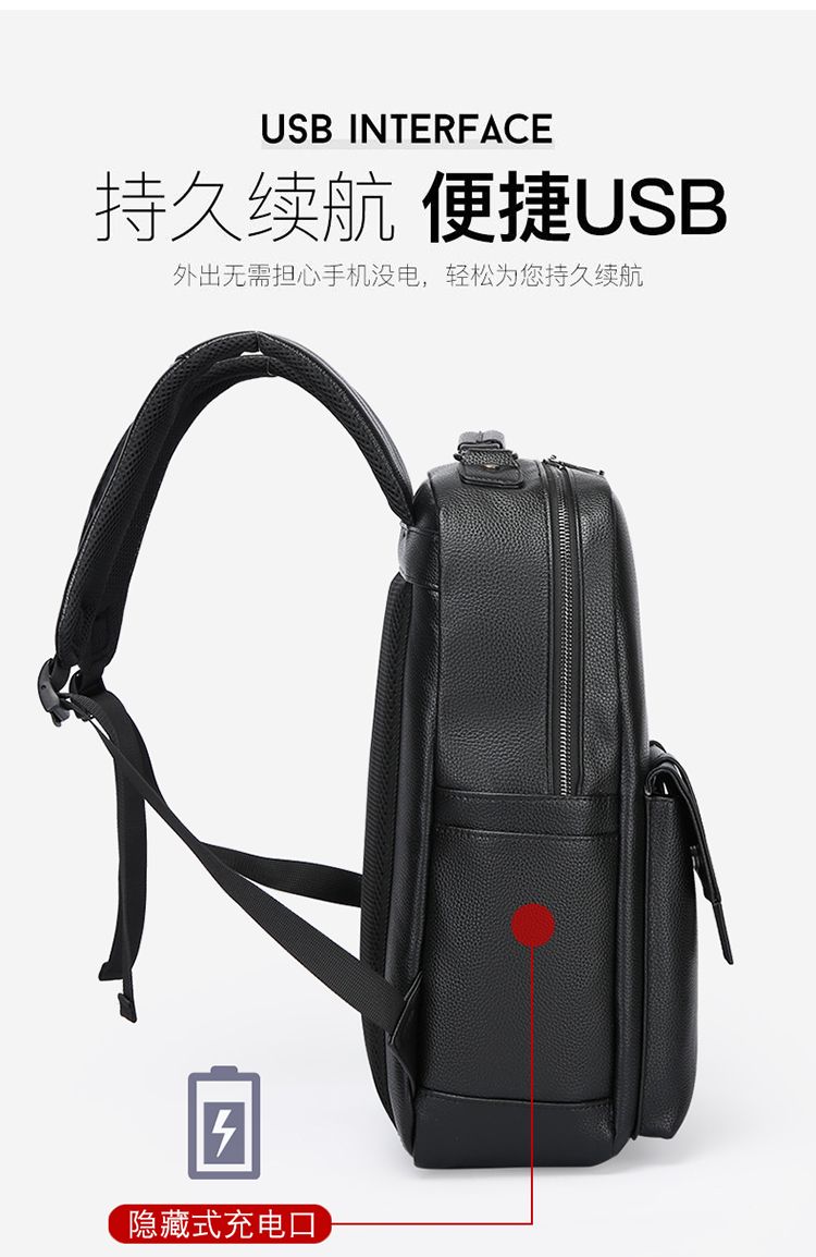Men's luxury leather backpack  - Luxury Bags With Zipper review and price