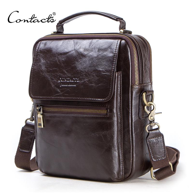 CONTACT'S new genuine leather  - Luxury Bags For Men Brands review and price