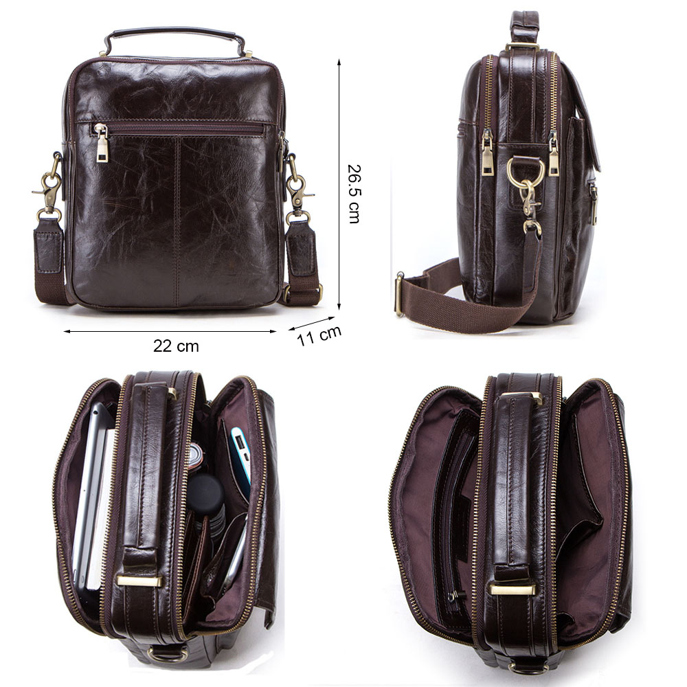 CONTACT'S new genuine leather  - Luxury Bags For Men Brands review and price