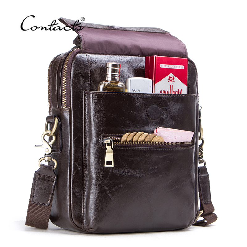 CONTACT'S new genuine leather  - Luxury Bags For Men Brands review and price