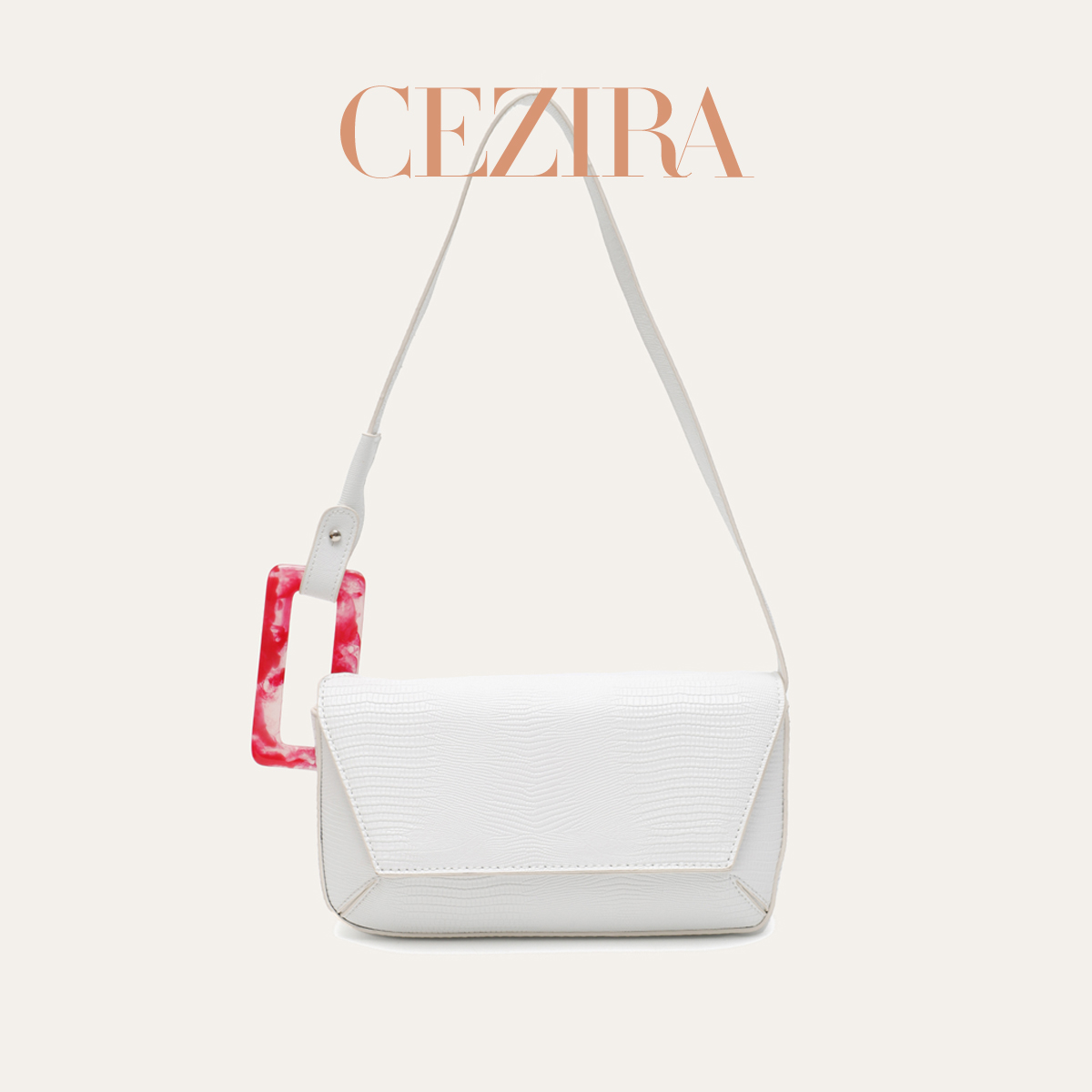 CR Big Square Buckle Pleated T - Luxury Bags That Are Vegan review and price