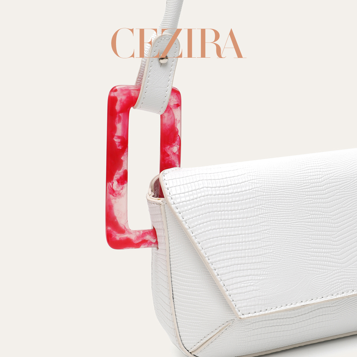 CR Big Square Buckle Pleated T - Luxury Bags That Are Vegan review and price