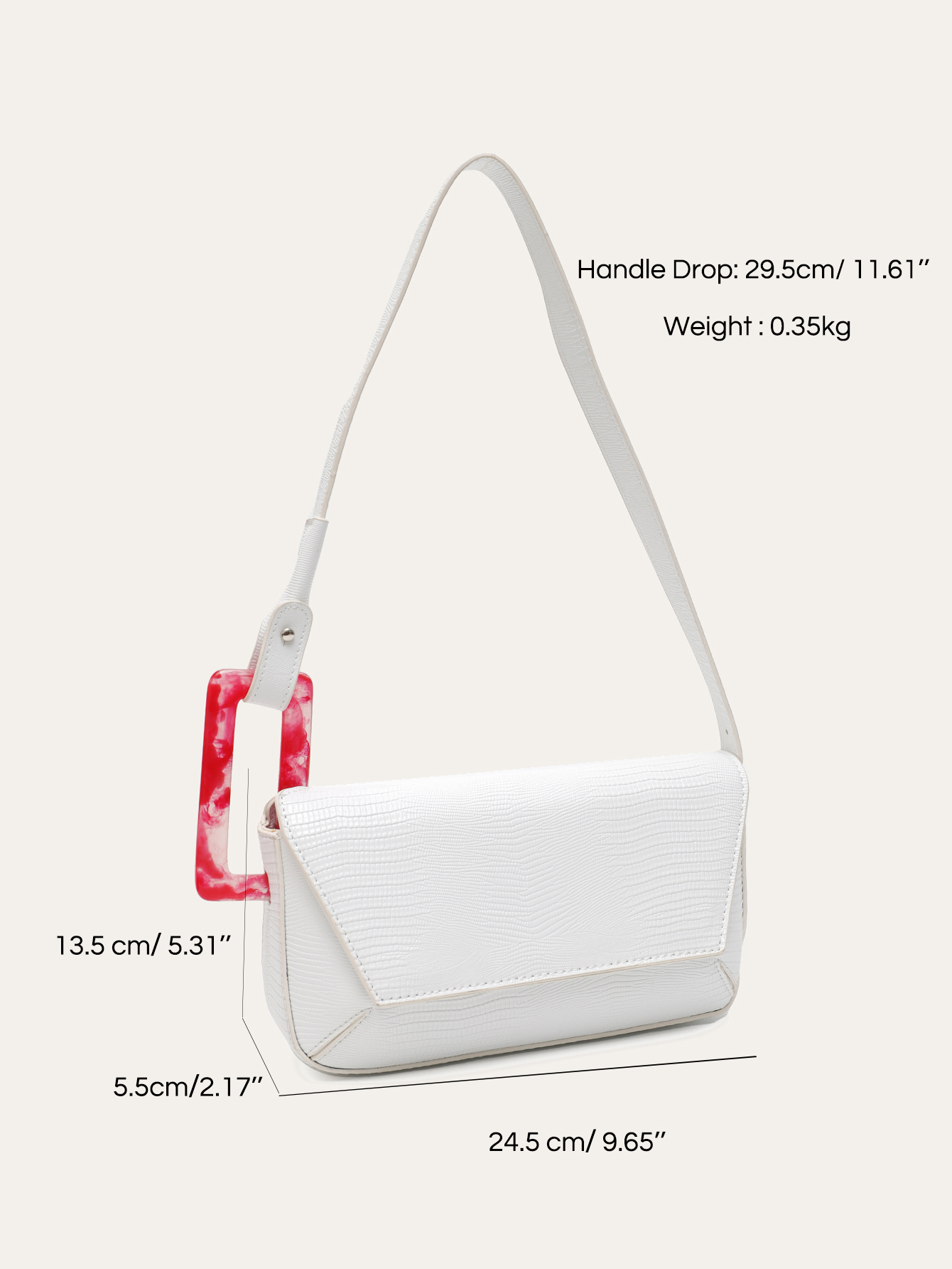 CR Big Square Buckle Pleated T - Luxury Bags That Are Vegan review and price